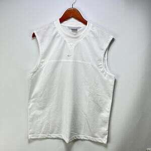 Vintage Y2K Nike Basketball Warm Up Jersey Shirt Small